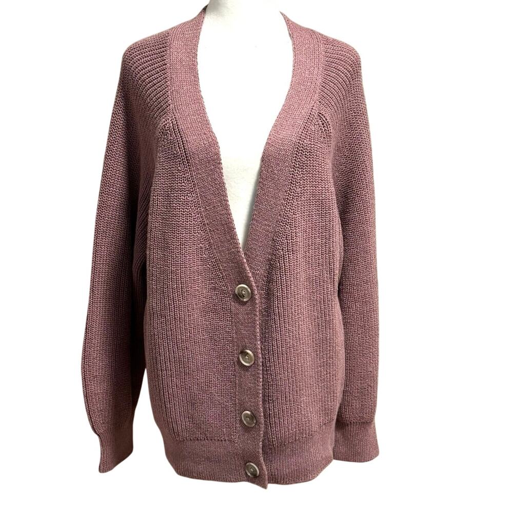 NEW Old Navy Plus Size 2X Cardigan Sweater Purple Wool